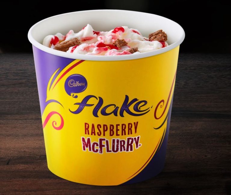 McDonald’s is adding four menu items including Raspberry Flake
