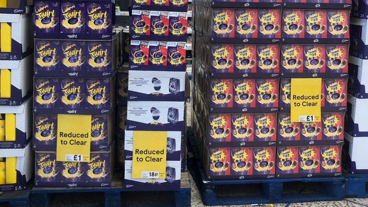 Tesco is reducing Easter eggs to just 18p with prices slashed by 75