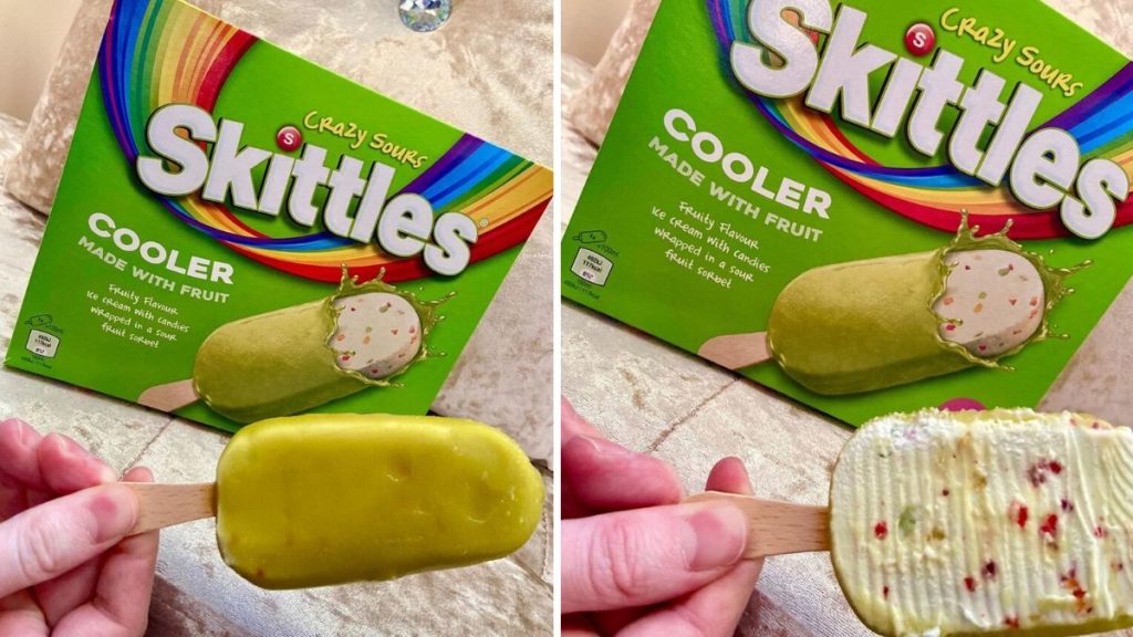 Iceland is selling new Skittles Crazy Sour ice cream sticks Proper