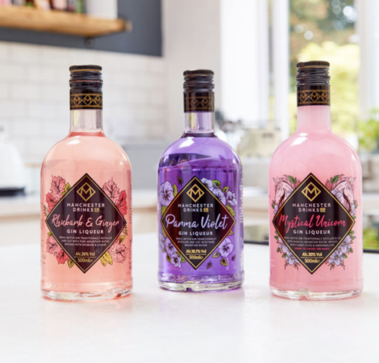 Home Bargains now selling glittery strawberries and cream gin liqueur