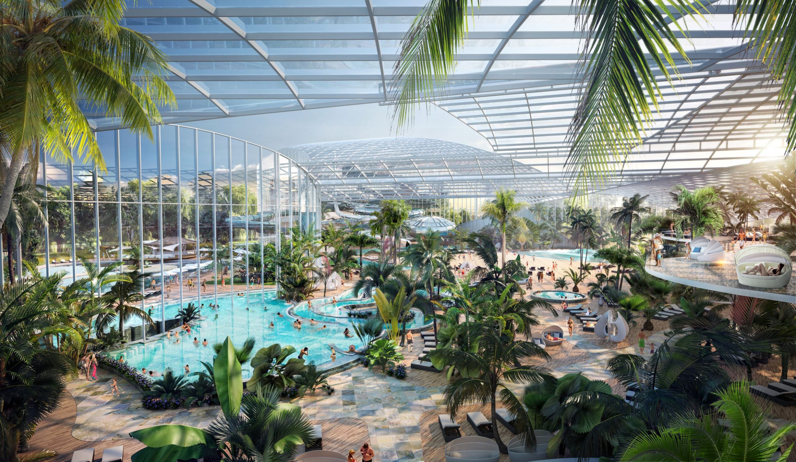 New image of the £250m tropical resort opening next to Trafford Centre