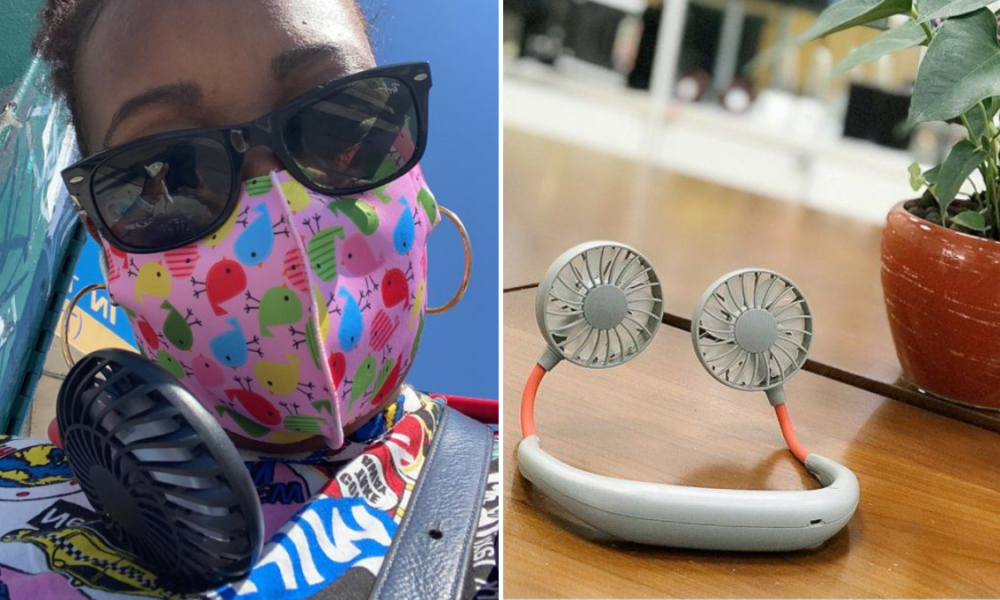 You can get handsfree neck fans from just £9 to keep you cool on the