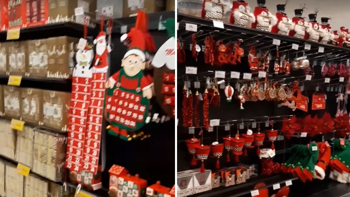 Home Bargains is selling Christmas decorations already and shoppers are