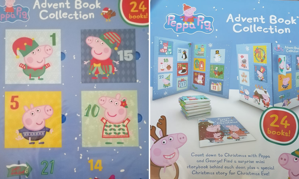 Aldi Is Doing A Peppa Pig Advent Calendar With 24 Books For Christmas 