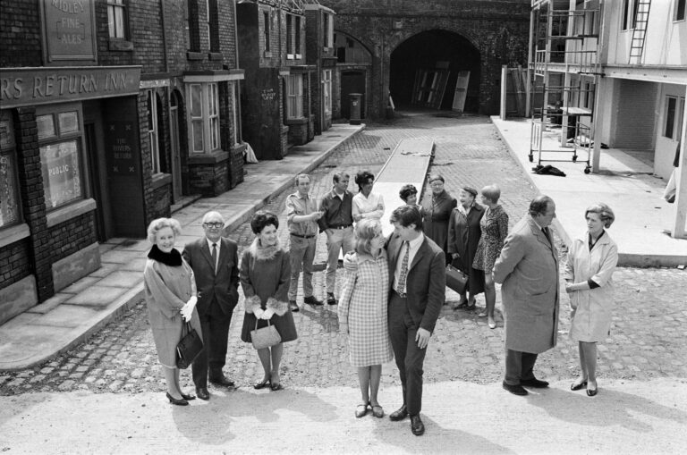 Incredible old Coronation Street photos give rare behindthescenes glimpse of the soap in the