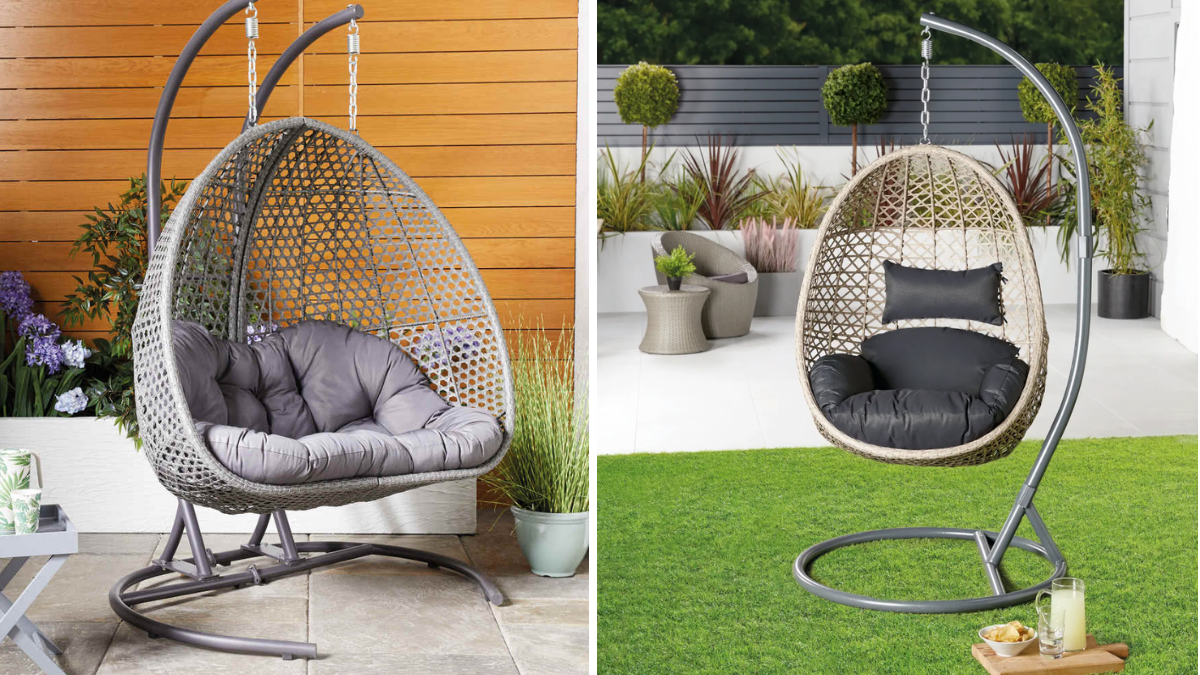 aldi egg chair double