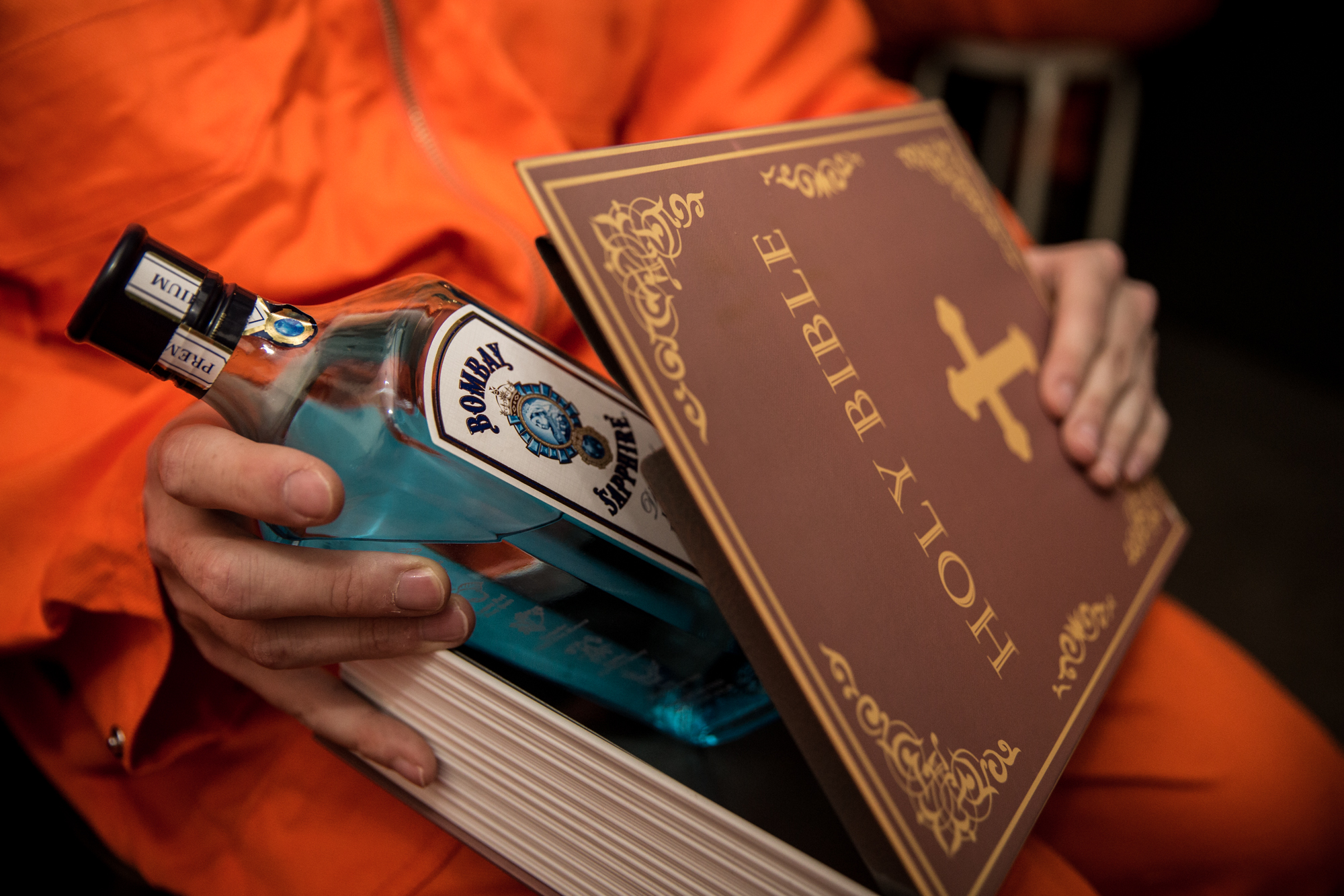 An immersive prisonthemed bar where guests smuggle in their own