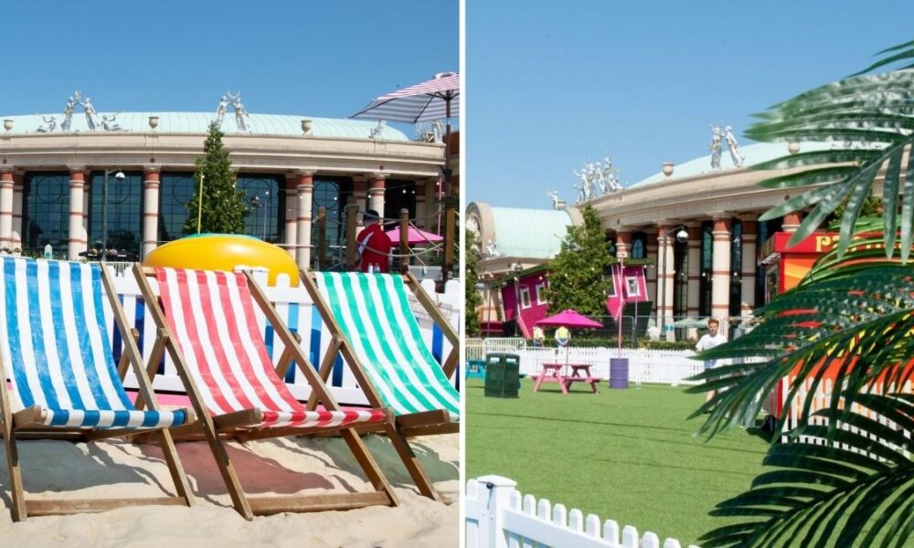 Trafford Centre Unveils Massive New Outdoor Summer Event With Beach Fairground Rides And A Bar Proper Manchester
