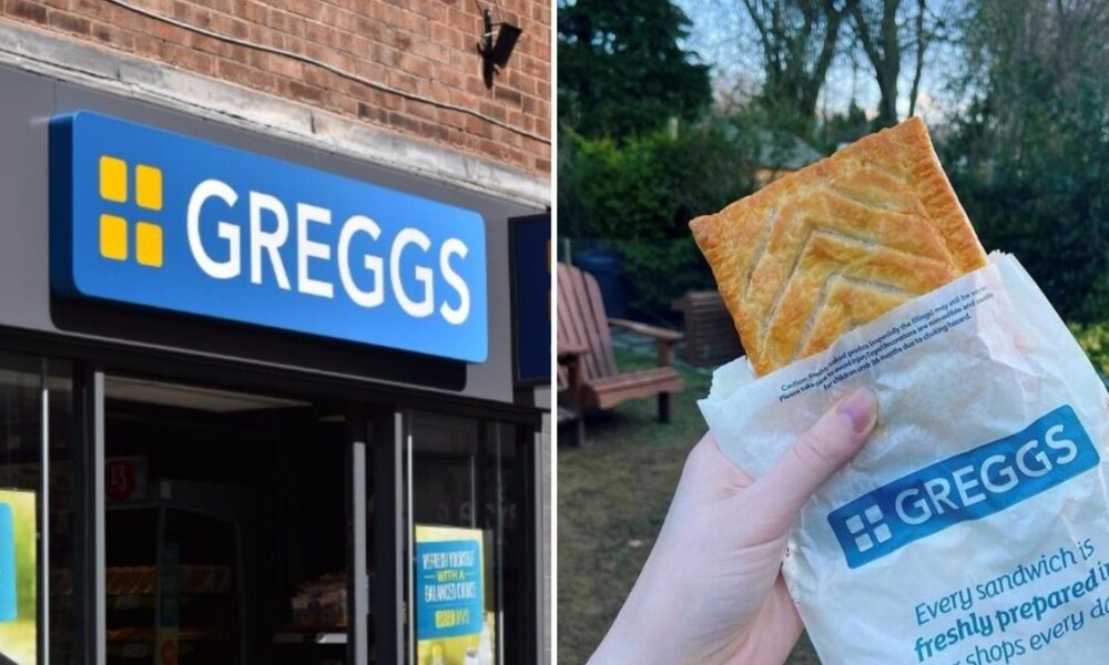 Greggs hit with food shortages as supply issues affect pasties and