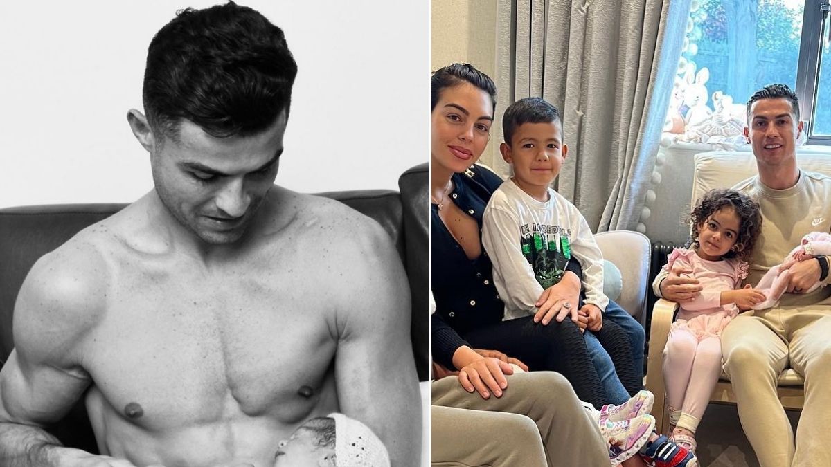 Ronaldo Flooded With Support After Sharing Photo With Newborn Daughter